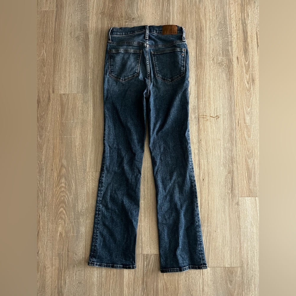 Madewell Women’s Tall Cali Demi-Boot Jeans in Glenside Wash - Size 25 Tall - Picture 8 of 10